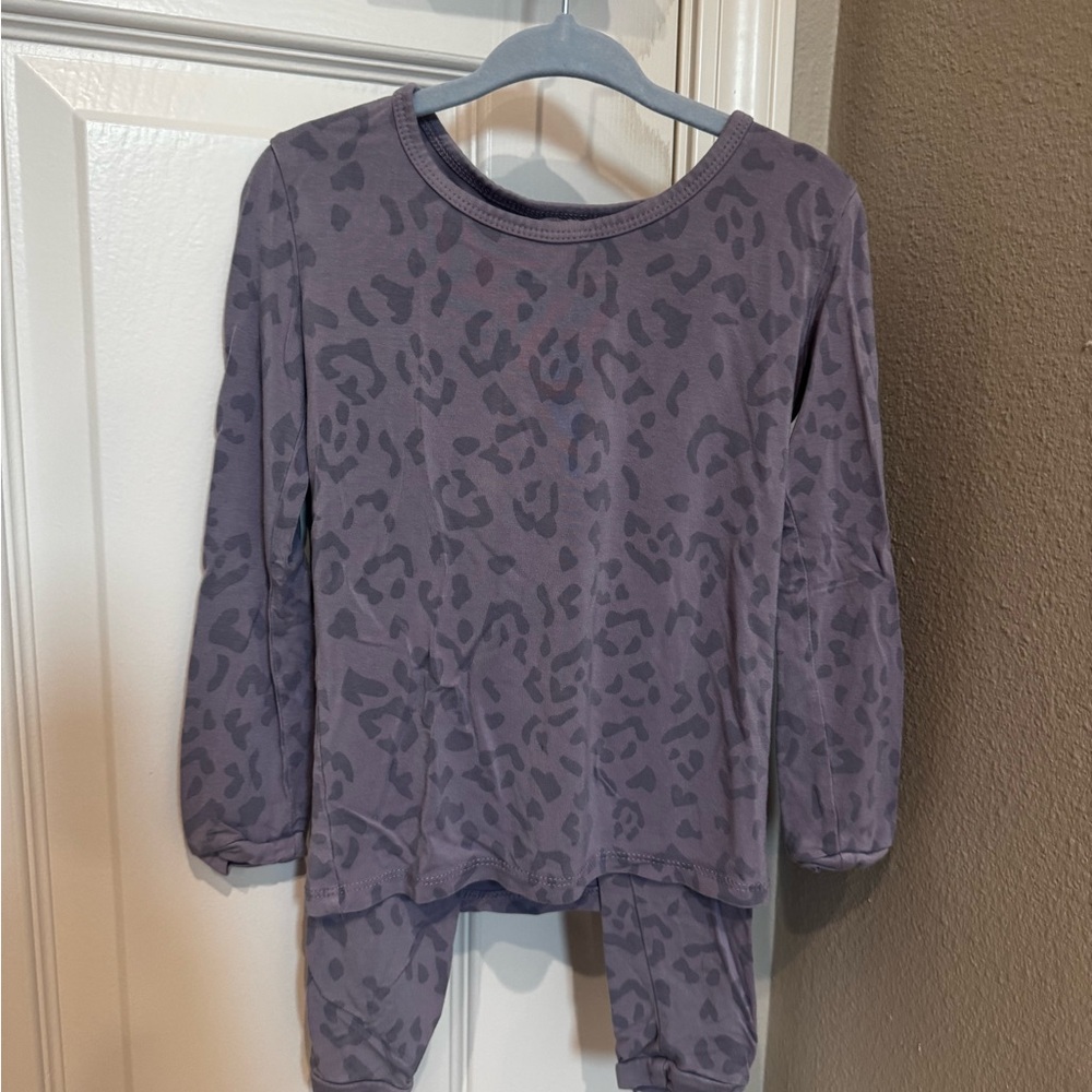 Kyte BABY Purple Cheetah Toddler Long Sleeve PJs
